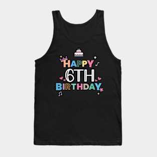 Happy Birthday 6. Geburtstag Tank Top